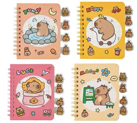Notes Kapibara z zakładkami 64K 87X113mm
