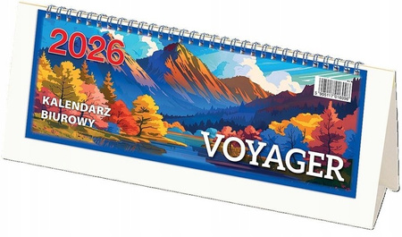 Kalendarz VOYAGER biurowy 2026 H4b