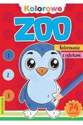 Kolorowe ZOO. Kolorowanie z cyferkami
