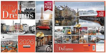 Kalendarz Classic Q CITY OF DREAMS 2026
