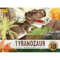 Puzzle 3D i książka. Tyranozaur