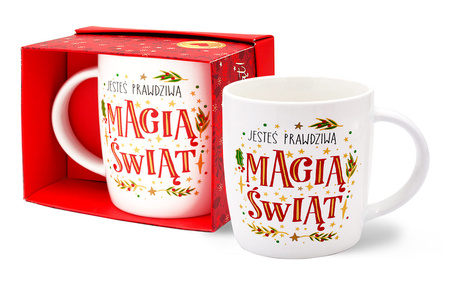 Kubek świąteczny "Jesteś prawdziwą magią świąt" TOP-027