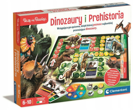 Uczę się bawiąc. Dinozaury i prehistoria  50804