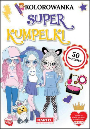 Kolorowanka Super kumpelki z naklejkami