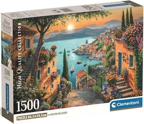 Puzzle 1500 HQC Compact Steps to the Harbor / Schody do portu