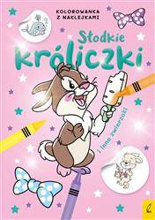 Słodkie króliczki i inne zwierzaki z naklejkami