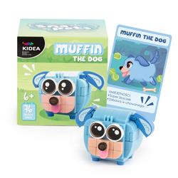 Klocki Snapets pies niebieski Kidea