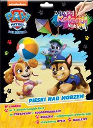 Psi Patrol. Zdrapuj, koloruj, naklejaj cz. 3 Pieski nad morzem.