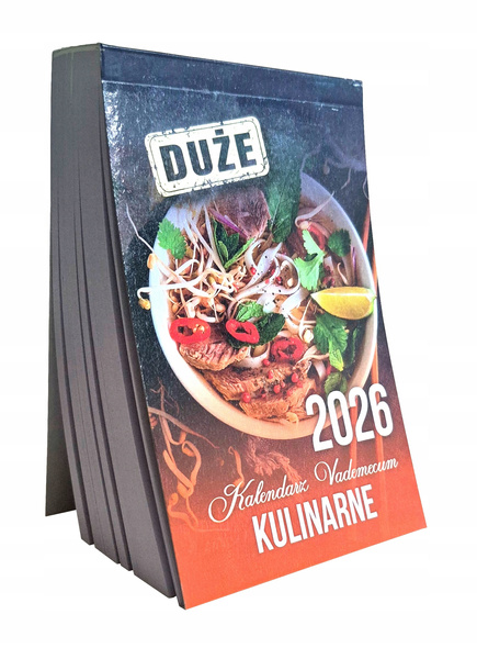 Kalendarz zdzierak 2026 kulinarne vademecum Duże