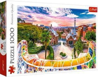 Puzzle 1000 Zachód słońca nad Barceloną
