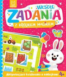 Wesołe zadania z królikiem magikiem. Aktywizująca książeczka z nakl. 4+