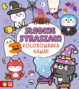 Kolorowanka Kawaii. Słodkie straszaki