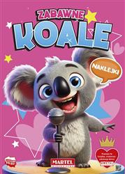 Kolorowanka z naklejkami Zabawne koale