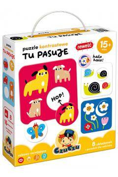 Puzzle kontrastowe Tu pasuje