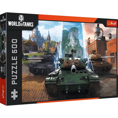 Puzzle 500 World of Tanks Czas na akcję!
