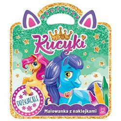 Kucyki. Malowanka z naklejkami. Przyjaciele