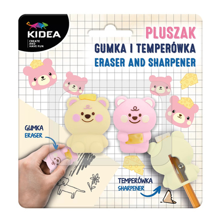 Pluszak gumka i temperówka