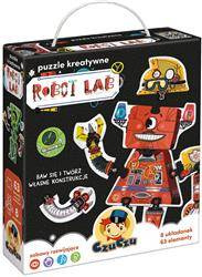 Puzzle kreatywne Robot Lab 3+