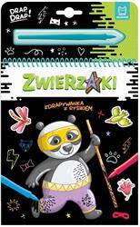 Zwierzaki. Zdrapywanka z rysikiem