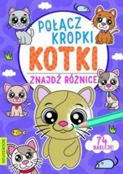 Połącz kropki, znajdź różnicę. Kotki