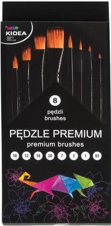 Pędzle Premium 8 szt.