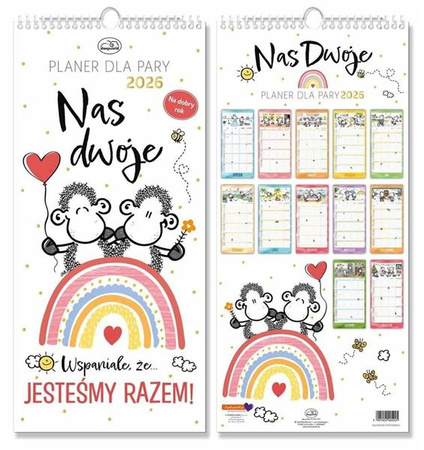 Kalendarz Planer SHEEPWORLD DLA PARY 2026