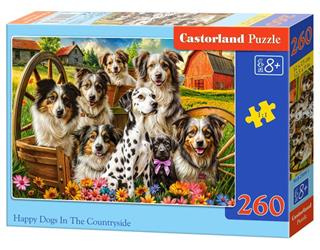 Puzzle 260 Happy Dogs / Szczęśliwe psy