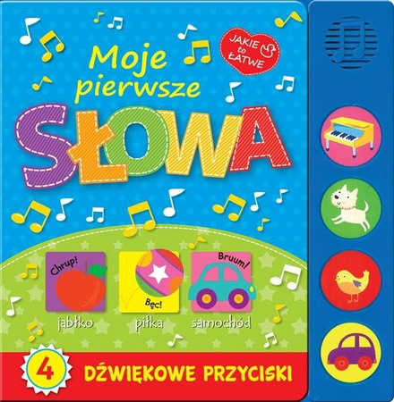 Moje pierwsze słowa. 4 dźwiekowe przyciski  WILGA
