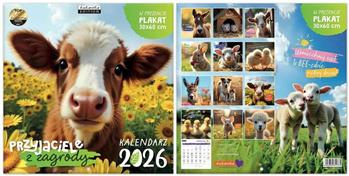 Kalendarz Classic Q PRZYJACIELE Z ZAGRODY 2026