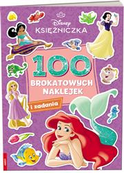 Disney Księżniczka. 100 brokatowych naklejek
