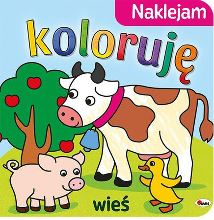Naklejam koloruję. Wieś