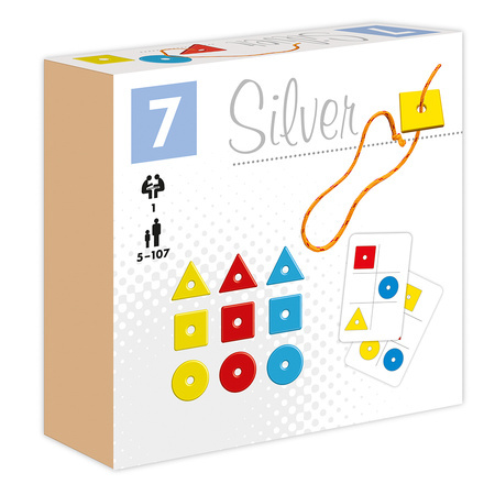Gra Kolorowa geometria silver