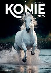 Kalendarz ścienny 2026 A4 Konie