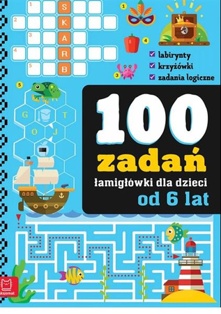 100 zadań - łamigłówki dla dzieci od 6 lat