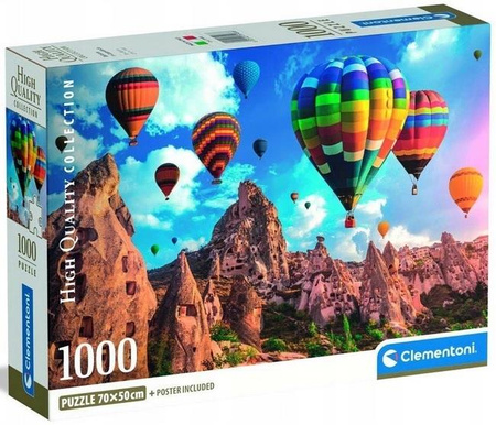 Puzzle 1000 Compact Balony w Kapadocji