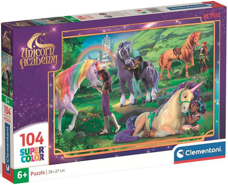 Puzzle 104 elem Akademia Jednorożców 2 25093