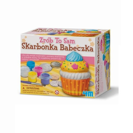 Zrób to sam - mini skarbonka babeczka  RUSSELL