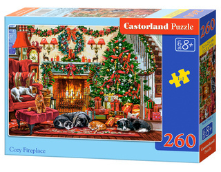 Puzzle 260 Cozy Fireplace / Przytulny kominek