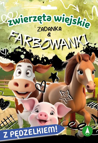 Zadanka & farbowanki. Zwierzęta wiejskie