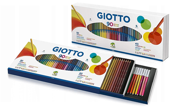 Kredki Giotto Stilnovo i flamastry 90 szt