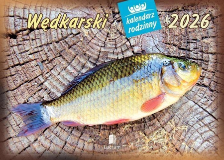 Kalendarz ścienny rodzinny 2026 Wędkarski WL14