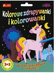 Kolorowe zdrapywanki & kolorowanki Jednorożec i przyjaciele