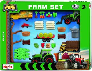 Maisto 12565 Traktor DIE-CAST 3" z farmą