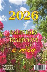 Kalendarz 2026 Kalendarz tradycyjny z różą