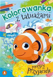 Kolorowanka z tatuażami. Morscy przyjaciele