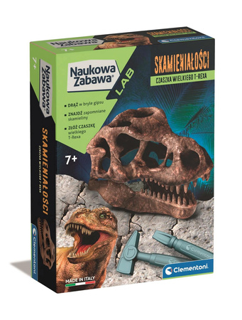 Naukowa zabawa. Skamieniałości. czaszka T-Rexa 50790