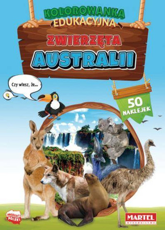 Zwierzęta Australii z naklejkami