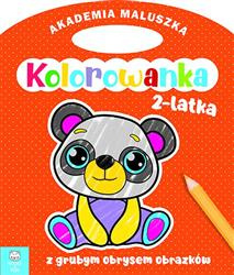 Akademia Maluszka.Panda.Kolorowanka 2-latka
