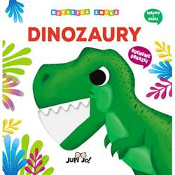 Motoryka smyka. Dinozaury (kartonowa) Książeczka z ruchomymi elementami