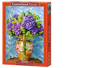 Puzzle 1000 Bouquet of Hydrangeas / Bukiet Hortensji
